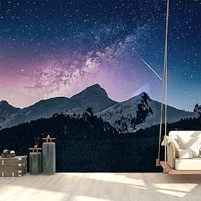 Wall Mural Magnificent Mountain View Removable Wallpaper Wall Sticker for Bedroom Living Room - 66x96 inches
