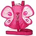 Baby Safety Anti-lost Backpack, Haneye Child Toddler Walking Safety Harnesses Butterfly Backpack with Leash (Pink)