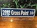 Custom 6x24 Blue Aluminum Road Sign