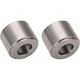 Podavelle 1/4 NPT Female Pipe Thread Stainless Steel Weld On Bung Fitting Adapter 2PCS