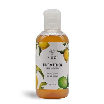 Vedi Lime & Lemon Liquid Castile Soap (200Ml)