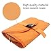 Hanging Travel Toiletry Bags Cosmetic Pouch Handbag Waterproof Compact Toiltry organizer Christmas Gifts Orange (1 Orange)
