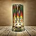 SIGNALS Glass Hurricane Candle Holder Rainbow Prism Crystal Candle Holder, Tealight Candle Lantern, 7 Inch
