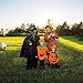AMOR Pumpkin Costume Suit Unisex Cute Halloween Cosplay Costume Party Clothes for Kids April Fools Day Jokes