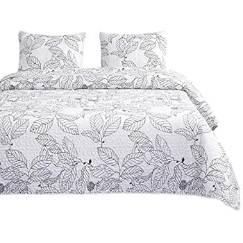 Amazon.com: Wake In Cloud - Bohemian Quilt Set, Orange