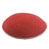 Quality Judaica Solid DMC Knit Kippah with