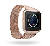 BeneStellar Fitbit Blaze Band, Milanese Band with Frame for Fitbit Blaze Smart Fitness Watch