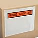 DZG Packing List Envelopes 7.5 x 5.5 Enclosed Pouches Pack of 100
