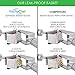 Garlic Press and Peeler Set, Stainless Steel Crusher, Ginger Mincer & Cleaning Brush - with Gift Box