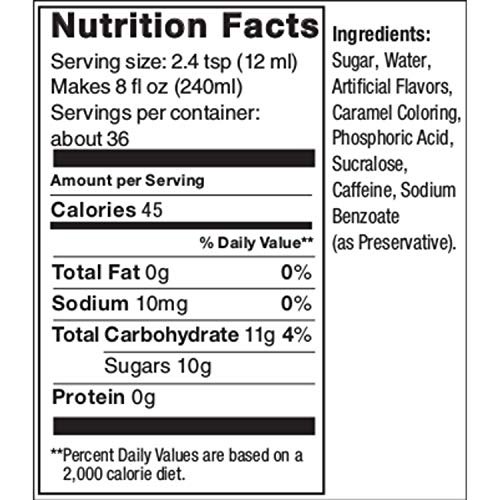 SODASTREAM CLASSICS DR. PETE SYRUP, 14.9 FLUID OUNCE