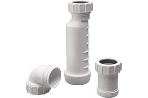 TJCYGO Self-Sealing Waterless P Trap 1-1/2", One Way Sanitary HepvO Waste Valve Upgraded Trap Dry Seal Technology Prevent the Backflow of Air & Wastewater Five-Year Warranty