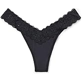 Intimissimi Woman's Lace and Microfiber ‘80s Style Brazilian