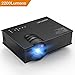 Upgraded APEMAN Projector 2200 Lumens Full HD LED Mini Portable Video LCD Projector for Home Theater Support 1080P HDMI VGA USB SD Card AV Input Audio Output Pico Projector for Video Game TV Box