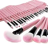 econoLED Professional 32PCS Pink Makeup Brushes Kit Cosmetic Make Up Tool Set Eyeshadow, Eyebrow, Eyelash, Eyeliner, Lip, Powder, Blush, Face, Concealer, Foundation, Blusher Brush