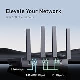 GL.iNet GL-MT6000 Flint 2 WiFi 6 Router 2.5G VPN OpenVPN WireGuard view 4