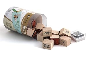 Hero Arts LL375 Ink 'n' Stamp Wood Sets, Bugs