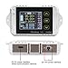 Voltage Amp Panel Meter, DROK Digital DC Ammeter Voltmeter Multimeter Wire~Less 0-100V 0-100A Volt Current Power Meter AH Time Watt Hour Capacity Tester Battery Charge Discharge Monitor Gauge