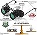 Sportnoculars OFFICIAL Hands-Free 3 x 34 mm Binocular Glasses for Sports,Concerts,Theater,Opera,TV Magnifiers,Fishing,Sight Seeing,Wildlife Observation,and so much more.(Premium Glare-Free Lenses)