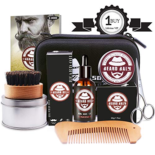 beard comb and scissors set