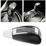 Bling Bling Crystal Diamond Rhinestone Shift Knob Manual Automatic BUTTON-LESS Operated Shifter Universal Fit CarTruck SUV