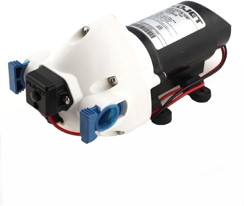 Flojet 03526144 Triplex Diaphragm Automatic Water System Pump, 2.9 GPM