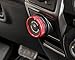 BORUIEN Red Trailer Switch Knob Ring Cover Frame Trim for Ford F150 XLT 2016 2017