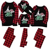 Christmas Pajamas for Family Pjs Matching Set Long