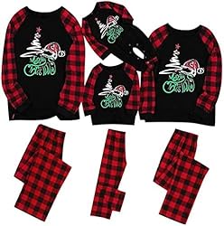 Christmas Pajamas for Family Pjs Matching Set Long