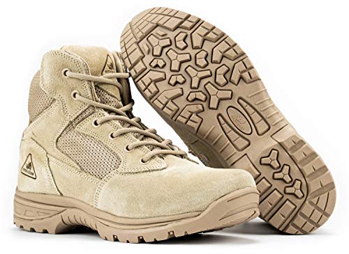 6" COOLMAX RYNO GEAR TACTICAL COMBAT BOOTS (BEIGE) (12)