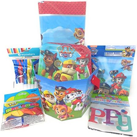 Paw Patrol Birthday Party Bundle and Keepsake Basket