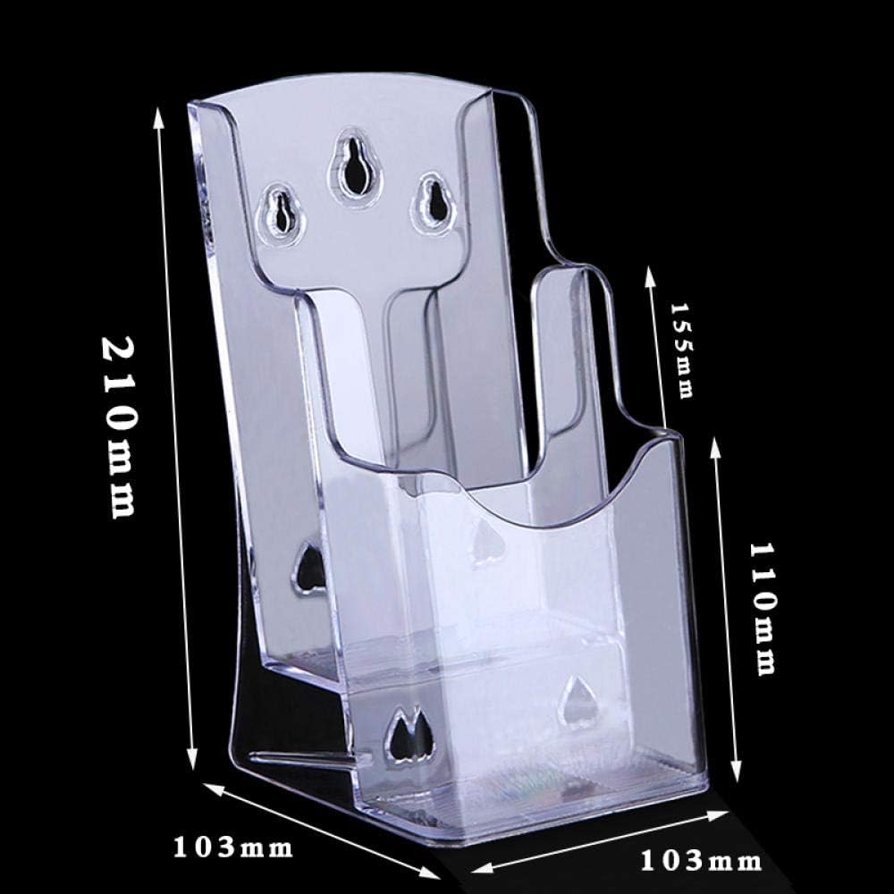 Expositor (3 unidades) Plexiglass Newspaper Rack de dos capas de ...