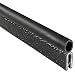 Trim-Lok Trim Seal with Top Bulb - Fits 1/8" Edge, 3/8" Bulb Seal Diameter, 25' Length - PVC Plastic Trim with EPDM Rubber Seal, Easy to Install for Cars, Boats, RVs, Trucks, and Home Applications primary