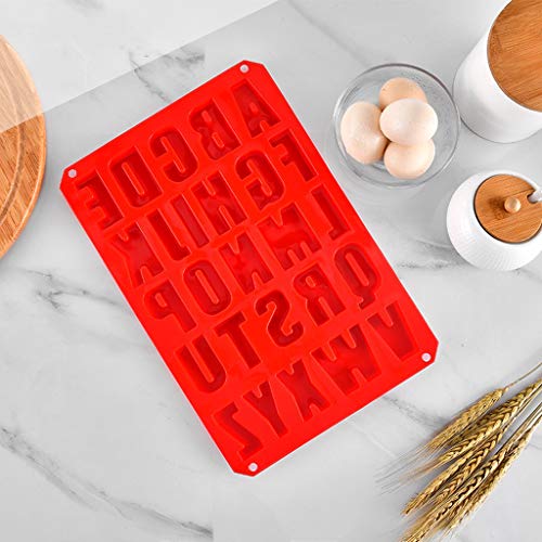 ☀ Dergo ☀ Cake moulds,1PCS 26 Letter Silicone Chocolate Cake Mold Mould Crafts Cookie Candy Ice