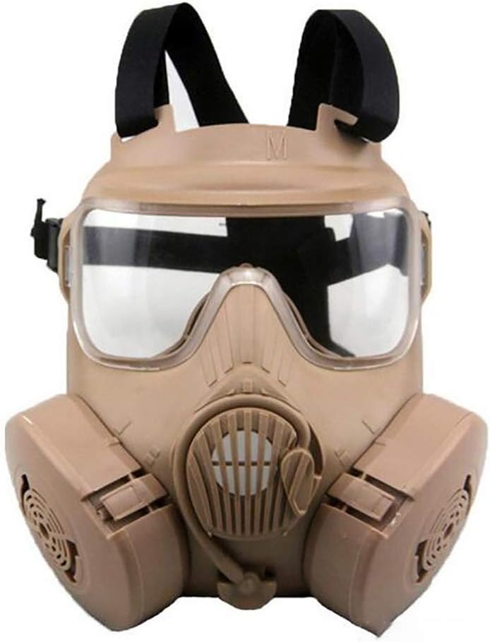 LTJY CS Masks - Full Face Respirator Gas Mask Protection Medium Masks for Military Enthusiasts