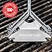 Flexzos Effortless Bristle Free BBQ Grill Brush with Steel Scraper | Safe for All Grills Types & Grill Grates | Includes Storage Case