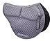 ECP Equine Comfort Products All-Purpose Contoured Correction Saddle Pad with Adjustable Memory Foam Inserts for Custom Support, Non-Slip, Shock Absorbing, 22” Spine, 19.5” Drop