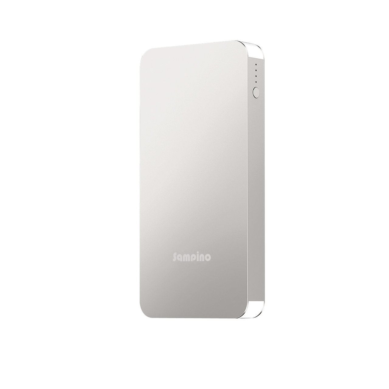 Sampino 10000 mAh External Phone Charger for iPhone or Android Pokeman,1.0/2.1A Output External Battery Power Bank Dual USB Ports for iPhone iPad Samsung Blackberry Microsoft HTC Portble DVD (Silver)