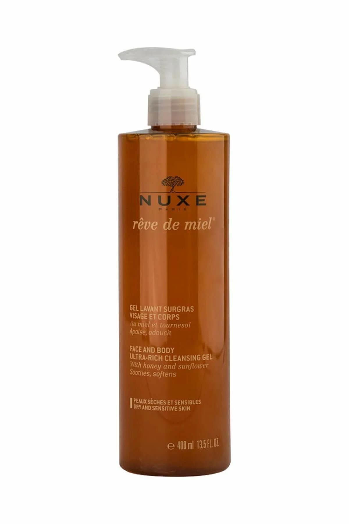 Nuxe Face and Body Ultra Rich Cleansing Gel 400ml — image 1