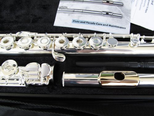 Gemeinhardt 3B GLP Flute 50 Series, Open-Hole, B footjoint, Inline G, Gold Lip Plate - Thumbnail 3