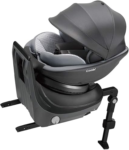 Amazon Combi コンビ Isofix固定 チャイルドシート 新生児から4歳頃まで クルムーヴ スマート Isofix エッグショック Jn 570 ダークグレー 指一本で360 ターン コンパクトで場所を取らない ベビー マタニティ ベビー マタニティ 通販