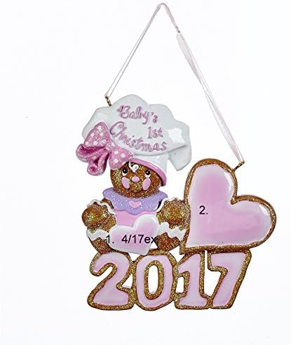 2017 Baby's First Christmas Gingerbread Ornament