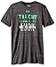 Under Armour Boys' Talent Over Luck T-Shirt, Black (001)/Laser Green, Youth Small