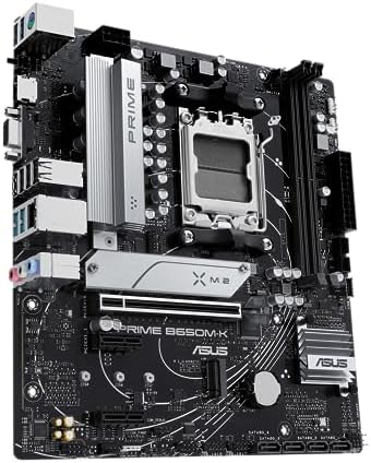 PRIME B650M-K, Scheda Madre AMD mATX, Slot DDR5, Nera