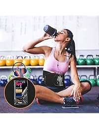 WADEO Waist Trimmer Belt with Pocket,Waist Trainer Body Shaper Band,Adjustable Slimming Sport Neoprene Sweat Wrap,Lower Back Lumbar Support Sauna Suit Effect Abdominal Trainers for Men Women