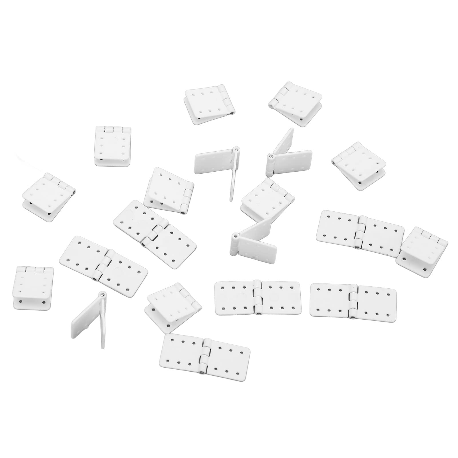 Soraz RC Aircraft Hinge, 40PCS Plastic, Modern Style, Unfinished, Lightweight, Corrosion Resistant, Easy Installation for Remote Control Models