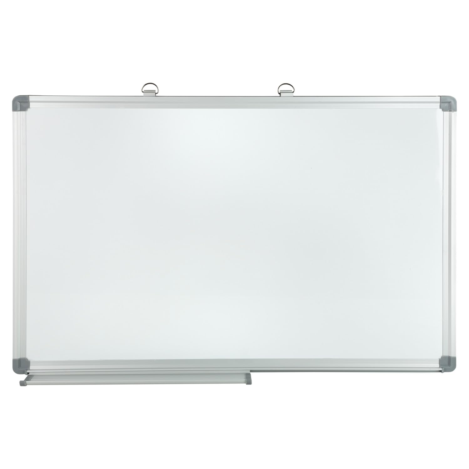 IDENA 60043 Whiteboard 60 x 90 cm Aluminium Frame with Pen Tray