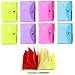 Ipienlee Small Memo Pad Non Stick Note Pads Blank Colorful Pages Notepad Mini Journals Diary with Pen 3.9 inch x 2.8 inch Size Pack of 8