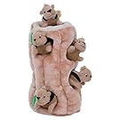 Hide a Squirrel Fun Hide and Seek Interactive Puzzle Plush Dog Toy by Outward Hound, 7 Piece, Ginormous