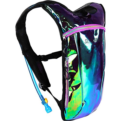 Sojourner Rave Hydration Pack - Hydration Backpack - Hydropack with 2L Bladder - Water Backpack for Festivals, Hiking, Running, Biking and More