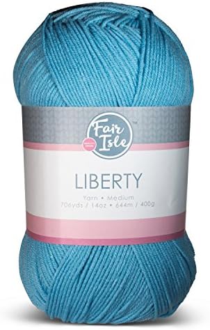 Fair Isle Yarn Liberty 400 g, Sky